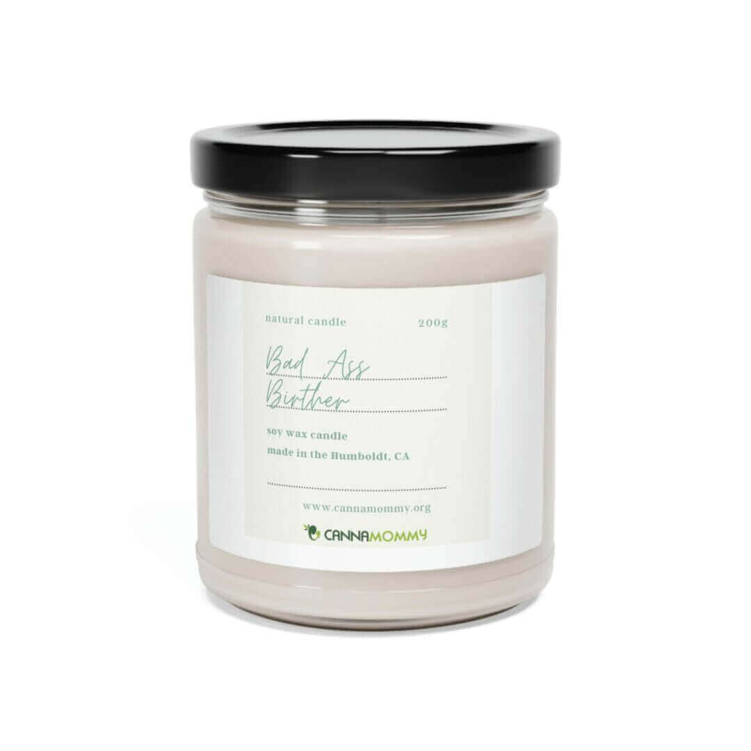 CannaMommy Bad Ass Birther Scented Soy Candle, 9oz