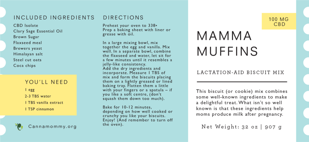 Mama Muffin-CBD Lactation Cookie Kit-100MG CBD - Image 3